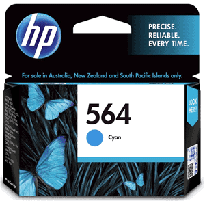 Genuine HP 564 Cyan Ink Cartridge 
