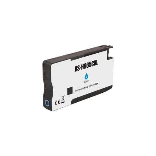 Remanufactured hp 965xl 3ja81aa cyan ink - high yield cartridge