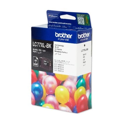 Brother lc77xlbk black high yield ink cartridge