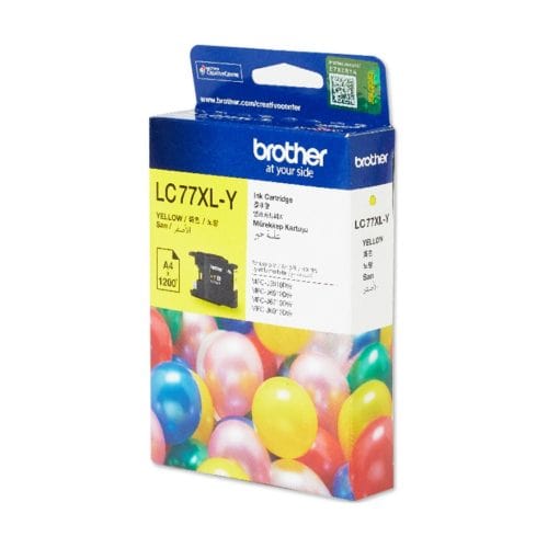 Brother lc77xly yellow high yield ink cartridge