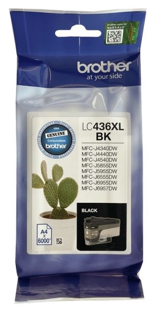 Brother LC436XLBK Black Ink Cartridge
