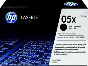 Hp 05x black high yield toner