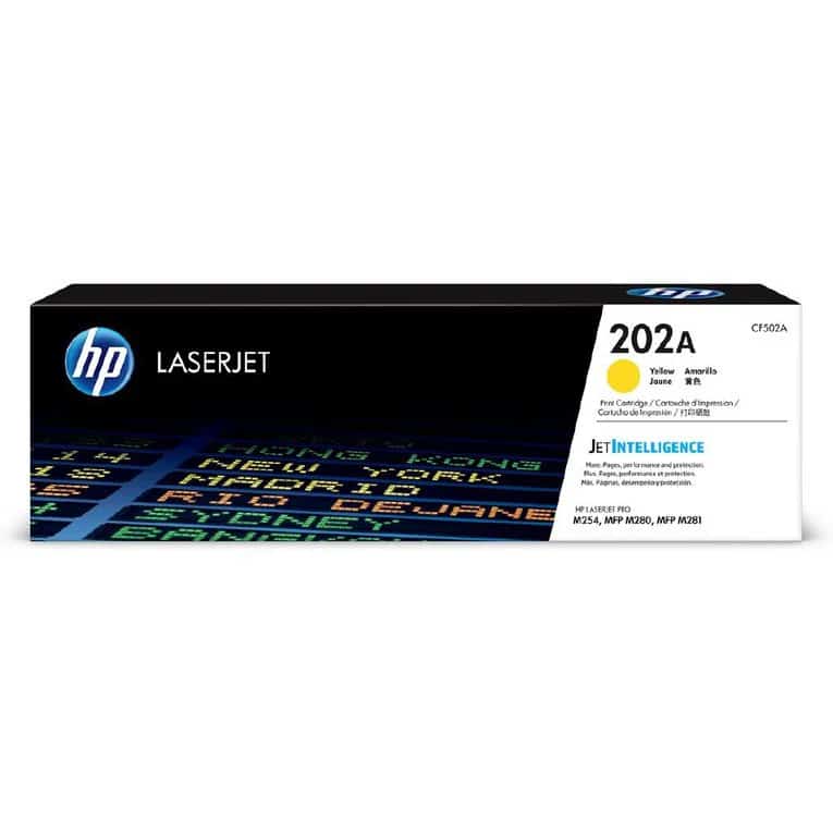 Hp 202a yellow toner