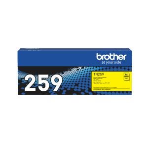 Brother tn259y yellow extra high yield toner