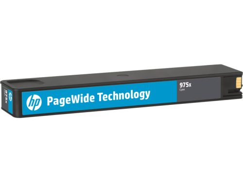 Hp cyan ink cartridge 975x pagewide technology