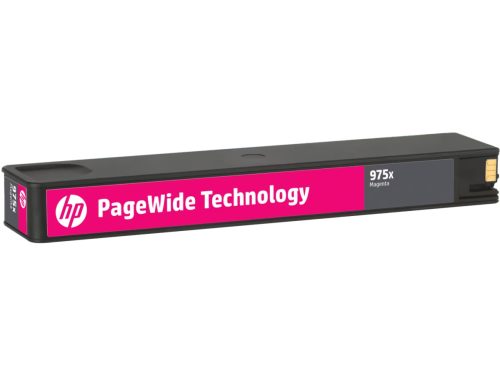 Hp 975x pagewide tech magenta ink cartridge.