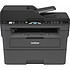 Brother all-in-one laser printer, black and grey.