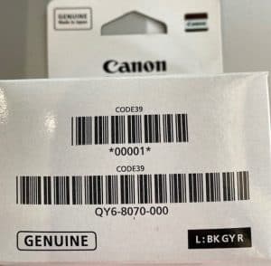 Canon QY6-8070 print head