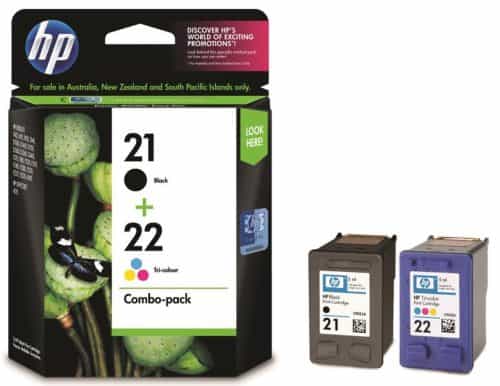 Hp 21-22 ink cartridge combo-pack