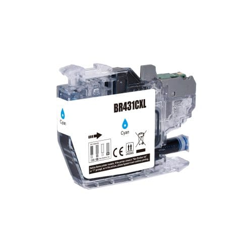 Compatible brother lc431xl cyan ink cartridge