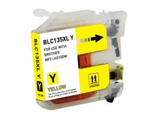 Compatible Brother LC135 Yellow Ink - High Yield Cartridge