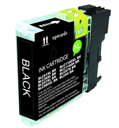 Compatible brother lc38 lc67 black ink - standard yield cartridge