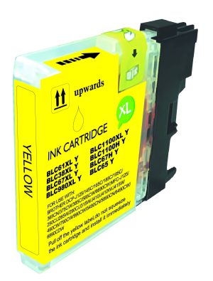 Compatible Brother LC38 LC67 Yellow Ink - Standard Yield Cartridge