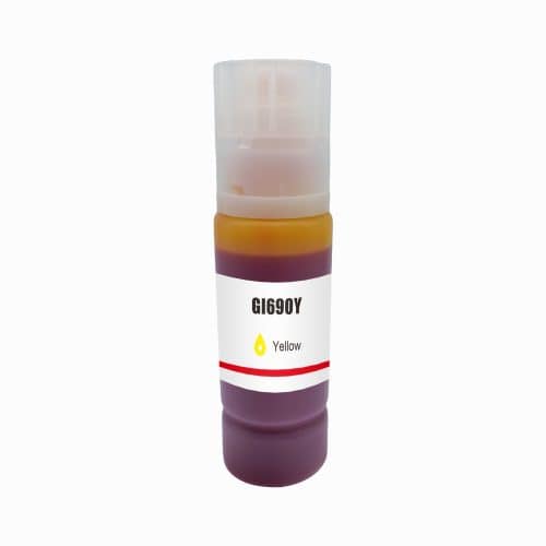 Compatible canon gi690c pixma endurance megatank yellow ink refill bottle - high yield