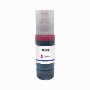 Compatible epson t502 magenta ink refill bottle 127ml - high yield