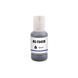 Compatible epson t542 black ink refill bottle 127ml - high yield