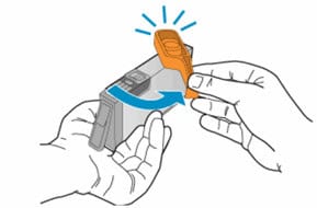 Remove orange tab