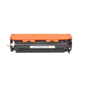 Compatible hp 128a ce322a/125a cb542a toner cartridge - yellow, standard yield